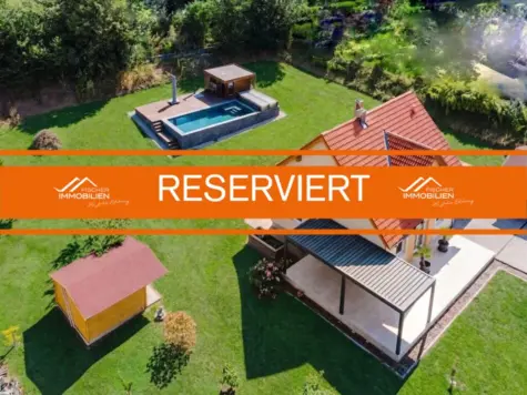 Exklusives Einfamilienhaus auf 2.212 m² Grundstück in ruhiger Wohnlage mit Pool, 2625 Schwarzau am Steinfeld, Einfamilienhaus