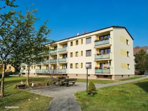 Wohnen mit Burgblick – Mietwohnung mit Südloggia in Pitten – Sautern, 2823 Sautern, Etagenwohnung